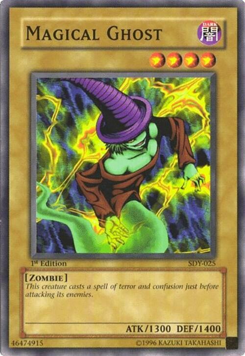 Magical Ghost SDY-025 card from Starter Deck: Yugi