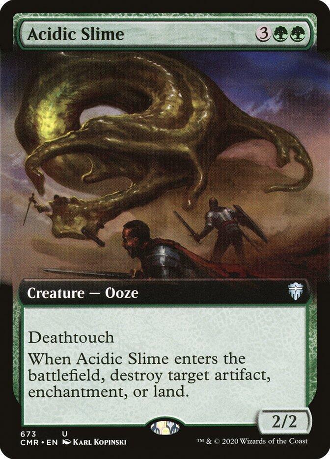 Acidic Slime (Extended Art) 673 card from Commander Legends
