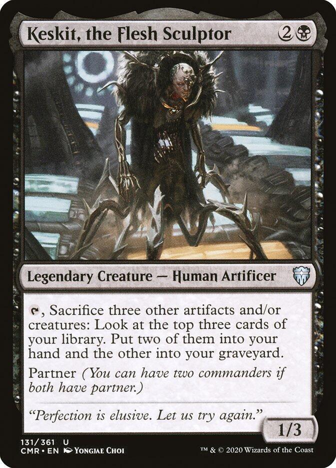 Keskit, the Flesh Sculptor 131 card from Commander Legends