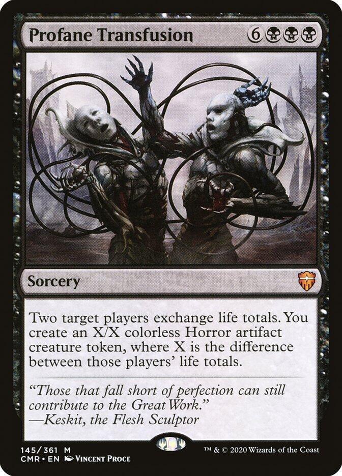 Profane Transfusion 145 card from Commander Legends