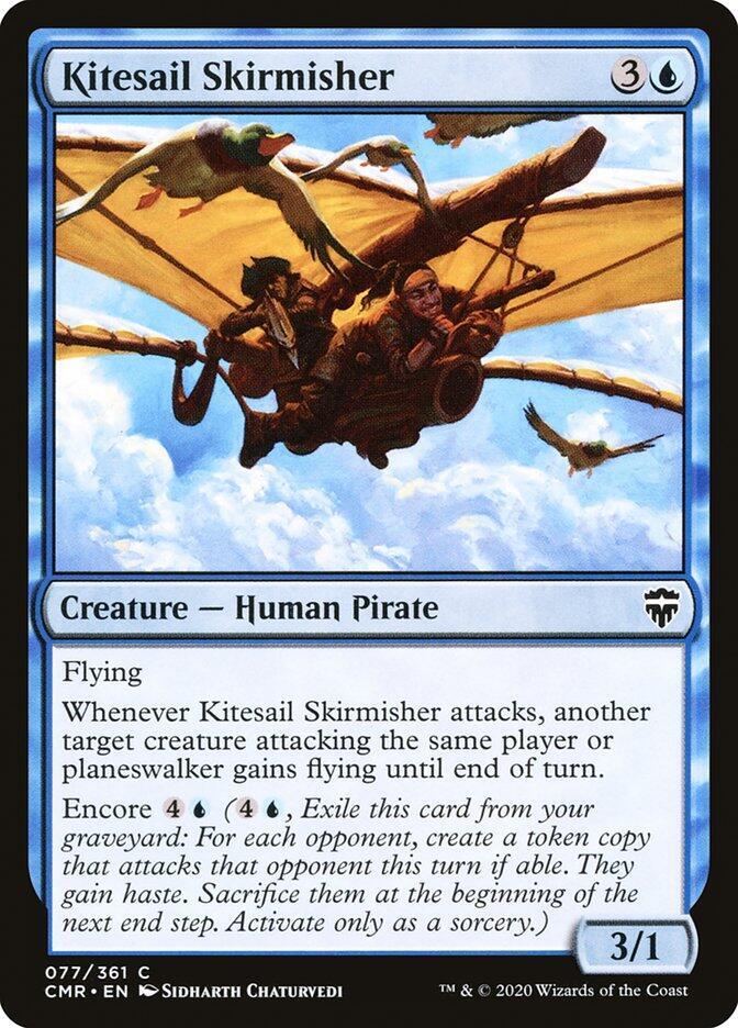 Kitesail Skirmisher 77 card from Commander Legends