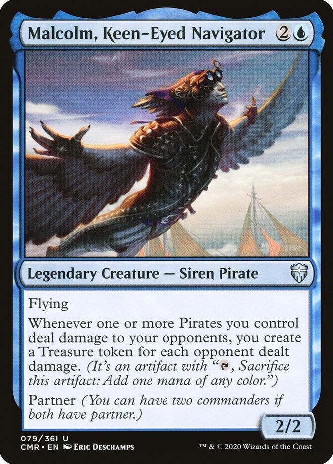 Malcolm, Keen-Eyed Navigator 79 card from Commander Legends