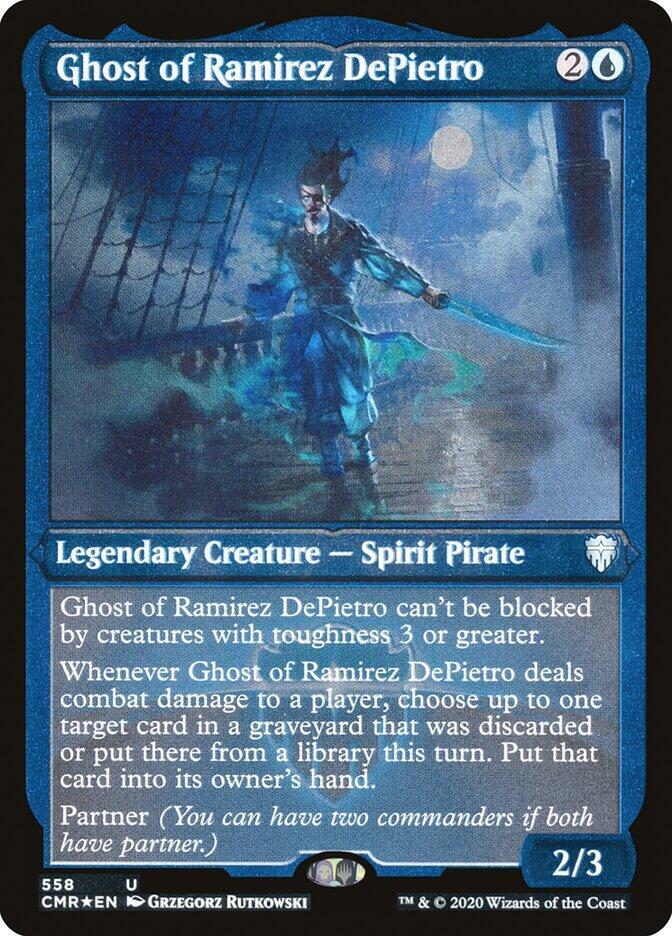 Ghost of Ramirez DePietro (Foil Etched) 558 card from Commander Legends