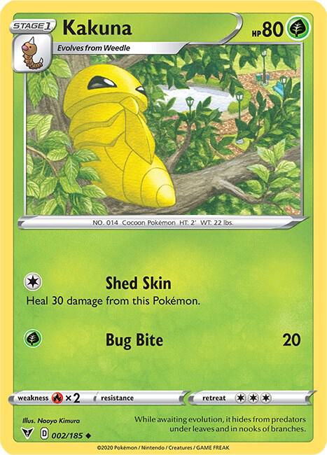 Kakuna 002/185 card from SWSH04: Vivid Voltage