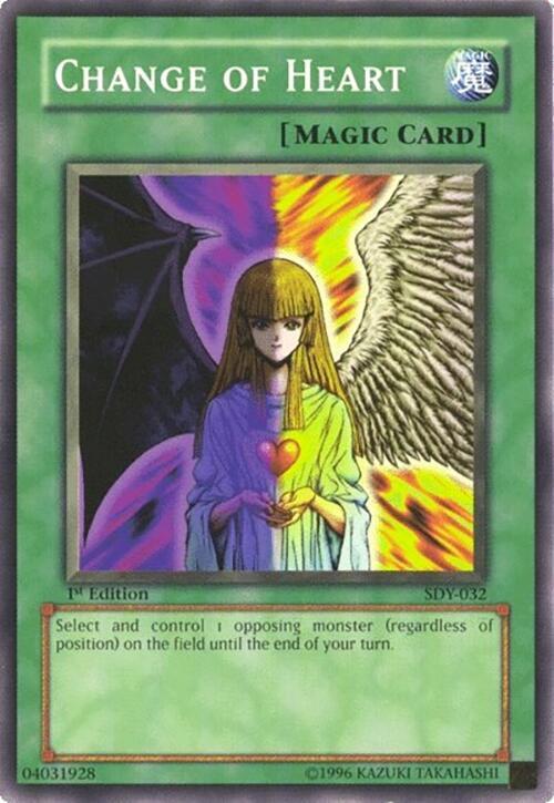 Change of Heart SDY-032 card from Starter Deck: Yugi