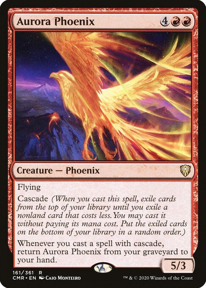 Aurora Phoenix 161 card from Commander Legends
