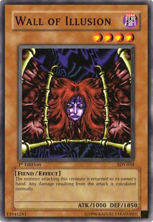 Wall of Illusion SDY-034 card from Starter Deck: Yugi
