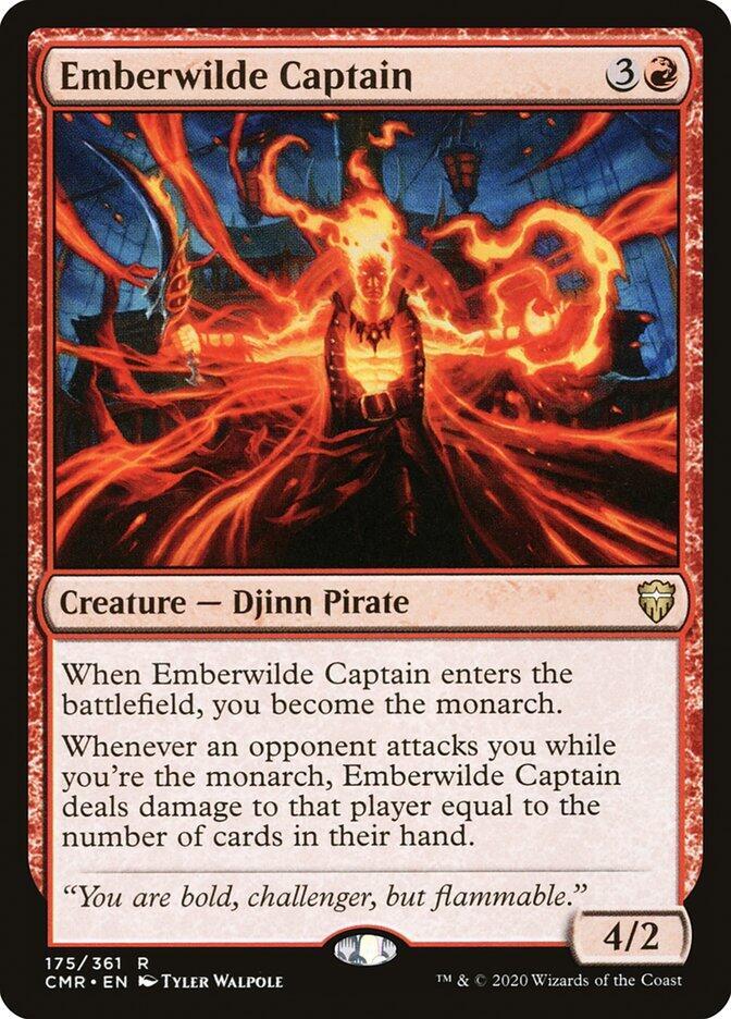 Emberwilde Captain 175 card from Commander Legends