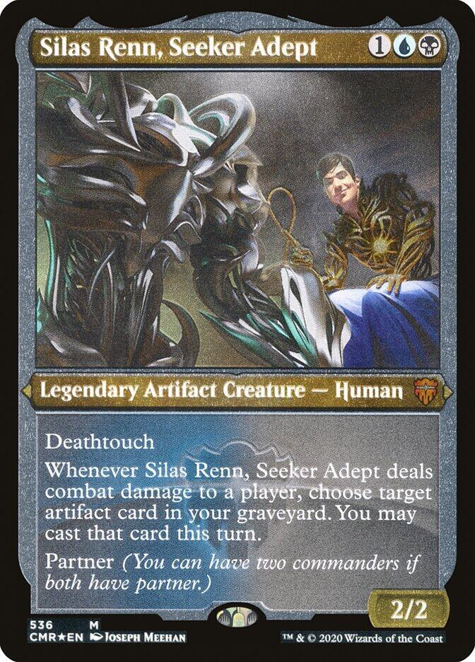 Silas Renn, Seeker Adept (Foil Etched) 536 card from Commander Legends