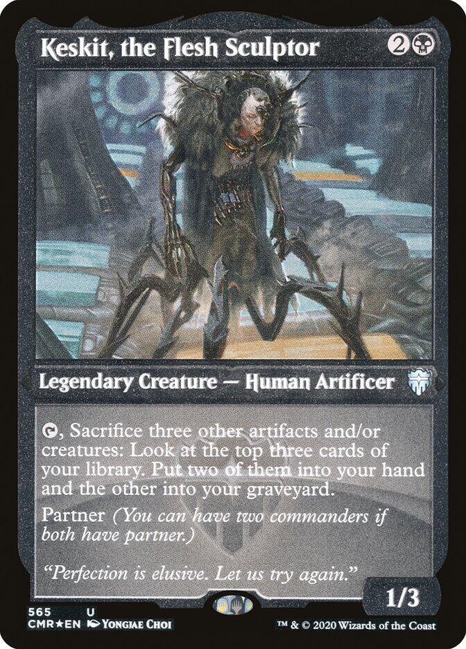 Keskit, the Flesh Sculptor (Foil Etched) 565 card from Commander Legends