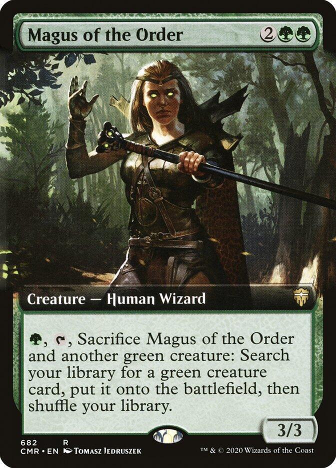 Magus of the Order (Extended Art) 682 card from Commander Legends