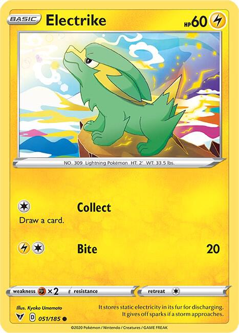 Electrike 051/185 card from SWSH04: Vivid Voltage