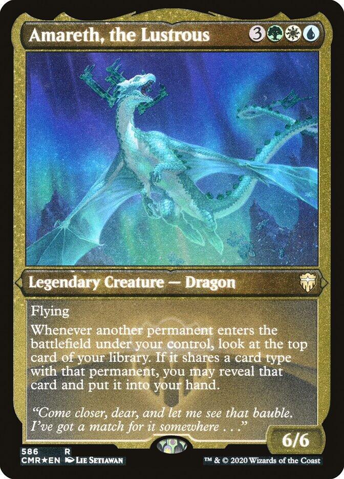 Amareth, the Lustrous (Foil Etched) 586 card from Commander Legends
