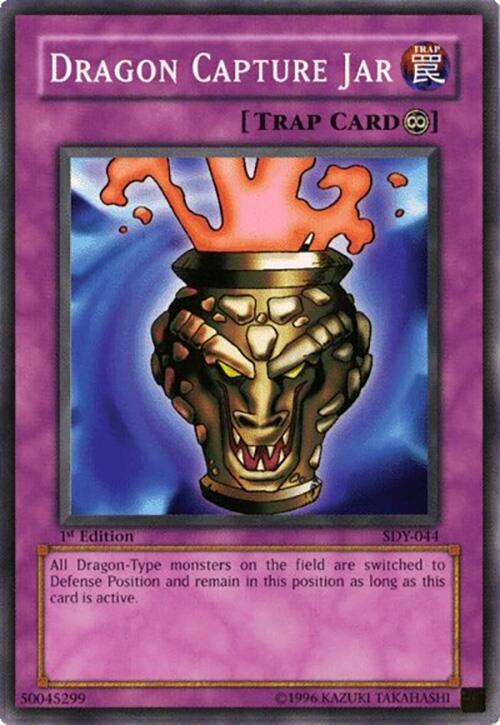 Dragon Capture Jar SDY-044 card from Starter Deck: Yugi