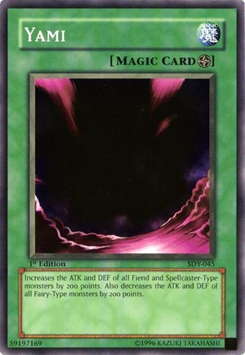 Yami SDY-045 card from Starter Deck: Yugi