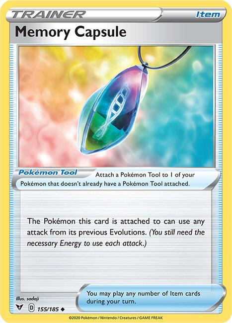 Memory Capsule 155/185 card from SWSH04: Vivid Voltage