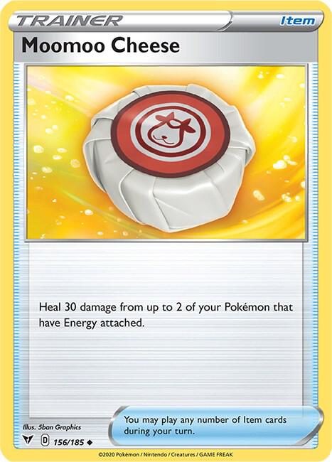 Moomoo Cheese 156/185 card from SWSH04: Vivid Voltage