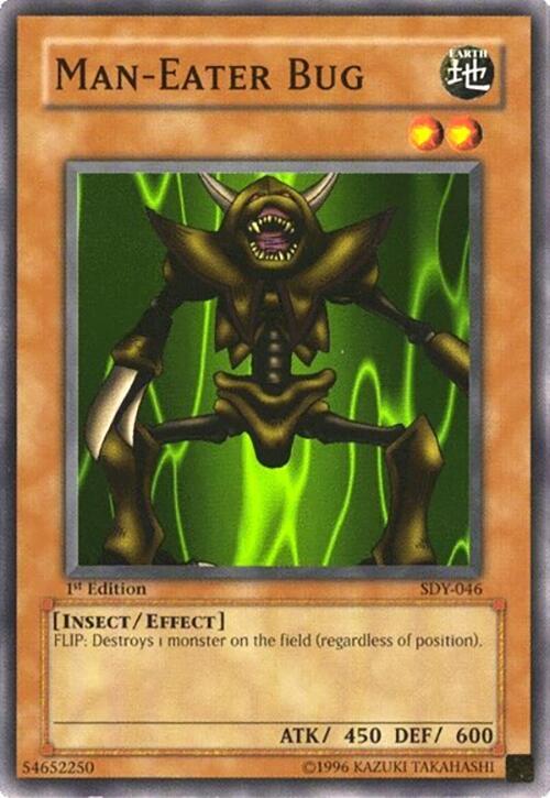 Man-Eater Bug SDY-046 card from Starter Deck: Yugi