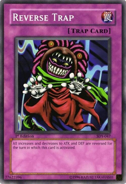 Reverse Trap SDY-047 card from Starter Deck: Yugi
