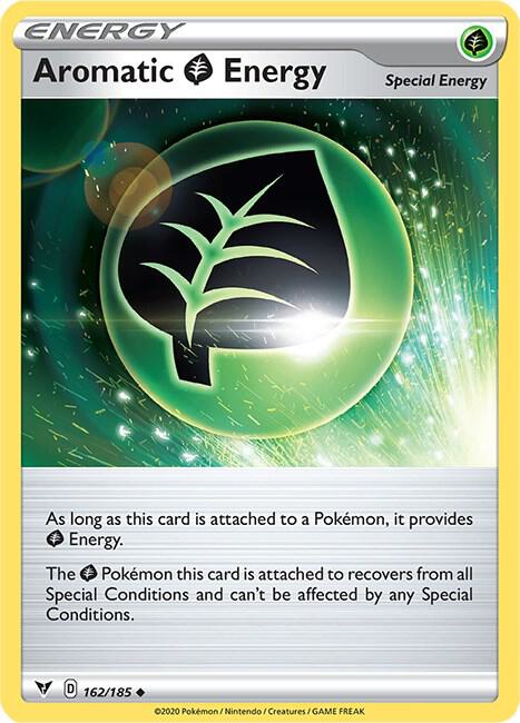 Aromatic Grass Energy 162/185 card from SWSH04: Vivid Voltage