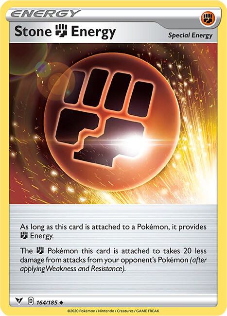 Stone Fighting Energy 164/185 card from SWSH04: Vivid Voltage
