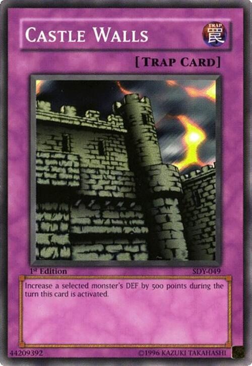 Castle Walls SDY-049 card from Starter Deck: Yugi