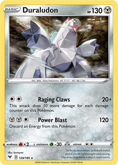 Duraludon 129/185 card from SWSH04: Vivid Voltage