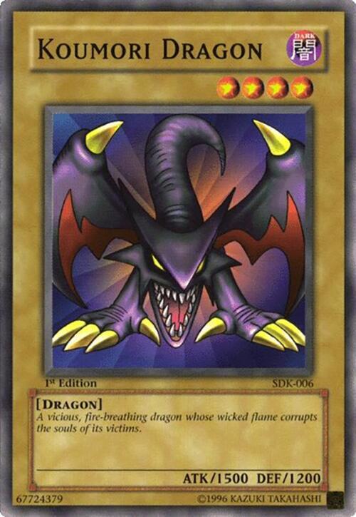 Koumori Dragon SDK-006 card from Starter Deck: Kaiba