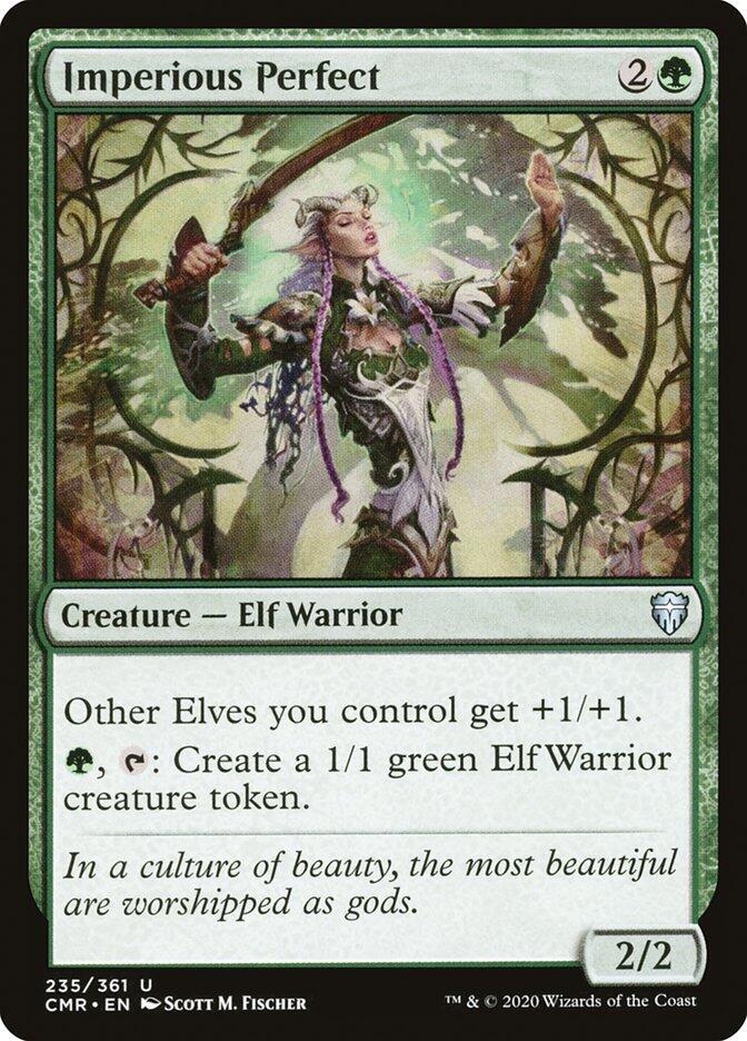 Imperious Perfect 235 card from Commander Legends