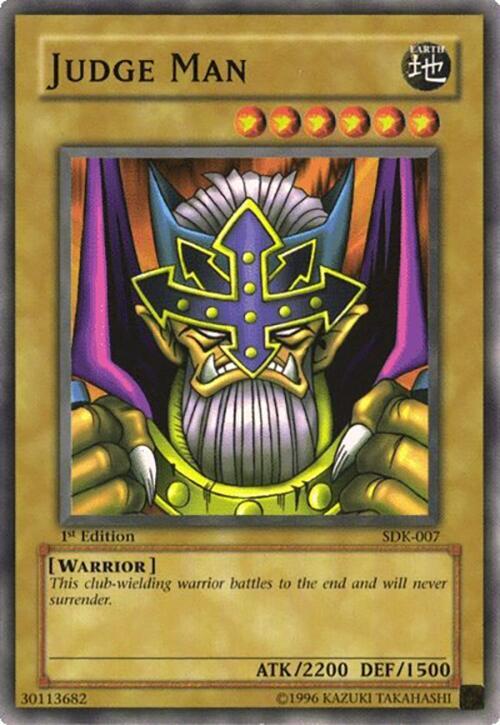 Judge Man SDK-007 card from Starter Deck: Kaiba