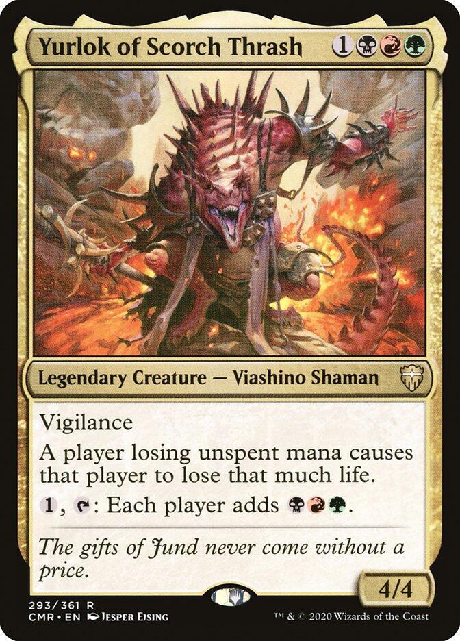 Yurlok of Scorch Thrash 293 card from Commander Legends