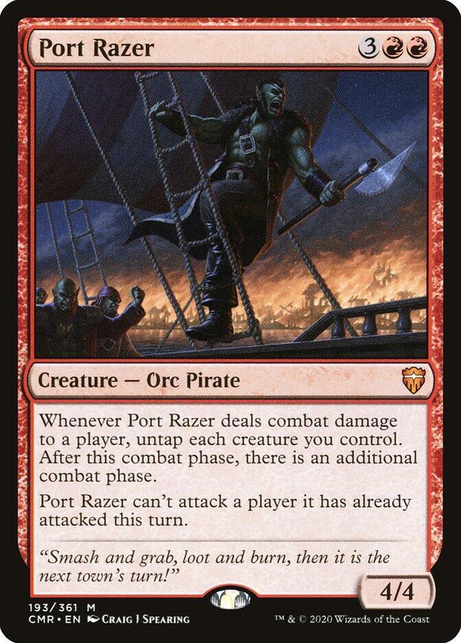 Port Razer 193 card from Commander Legends