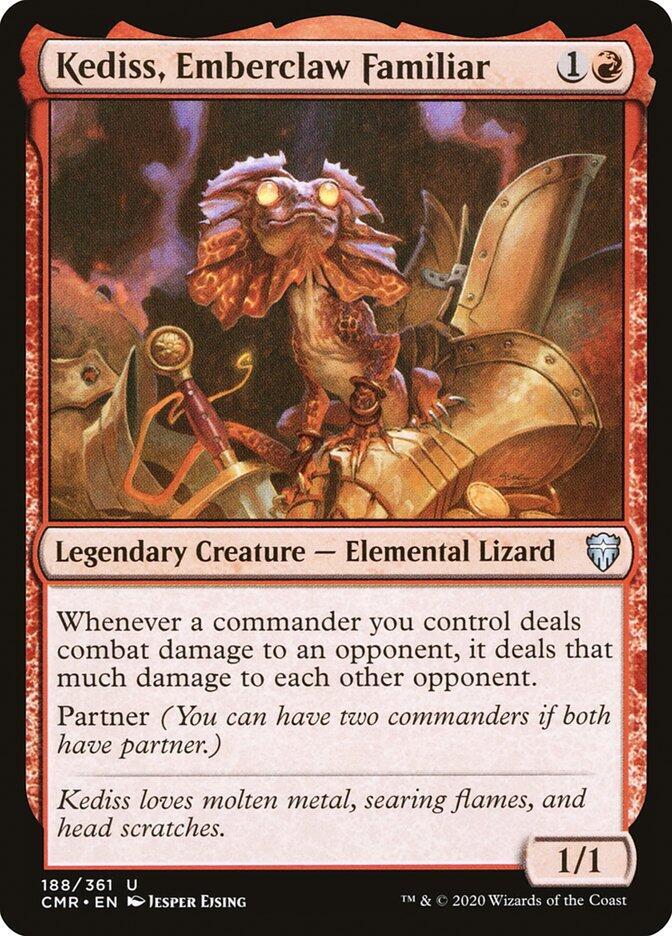 Kediss, Emberclaw Familiar 188 card from Commander Legends