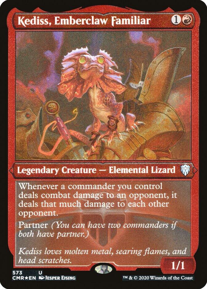 Kediss, Emberclaw Familiar (Foil Etched) 573 card from Commander Legends
