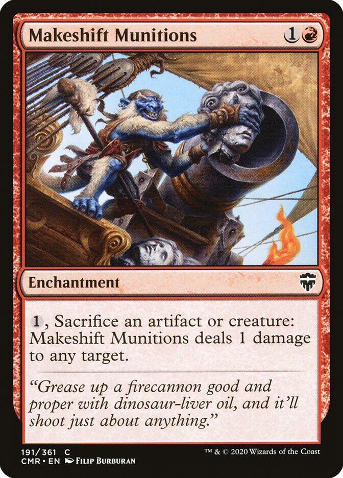Makeshift Munitions 191 card from Commander Legends