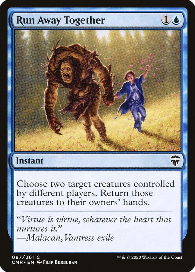 Run Away Together 87 card from Commander Legends