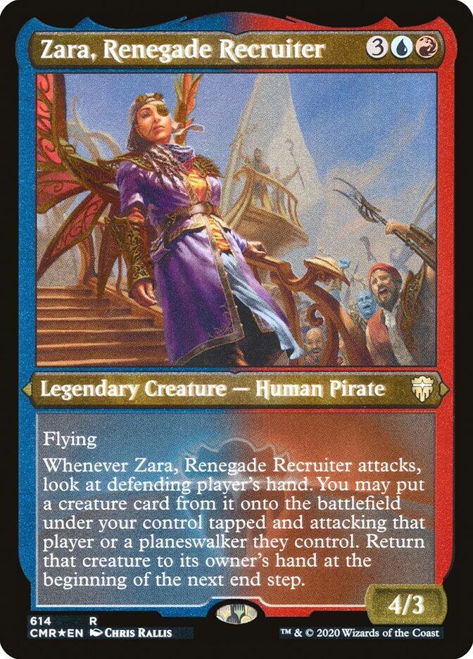 Zara, Renegade Recruiter (Foil Etched) 614 card from Commander Legends
