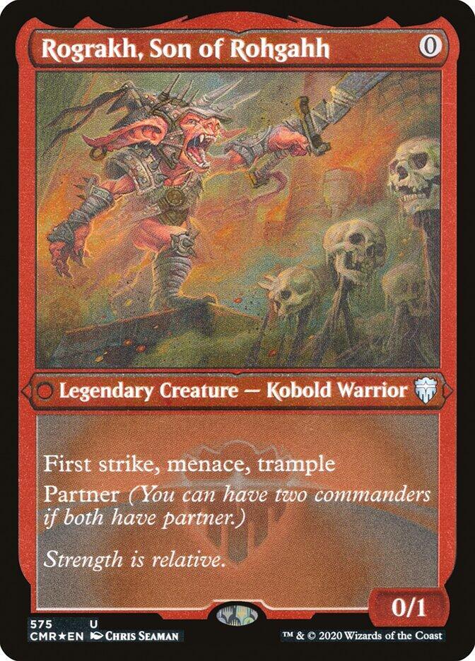 Rograkh, Son of Rohgahh (Foil Etched) 575 card from Commander Legends