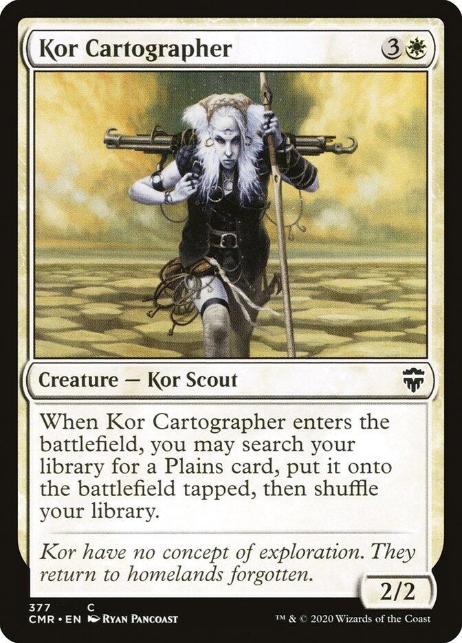 Kor Cartographer 377 card from Commander Legends