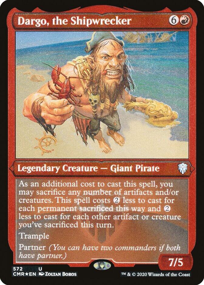 Dargo, the Shipwrecker (Foil Etched) 572 card from Commander Legends