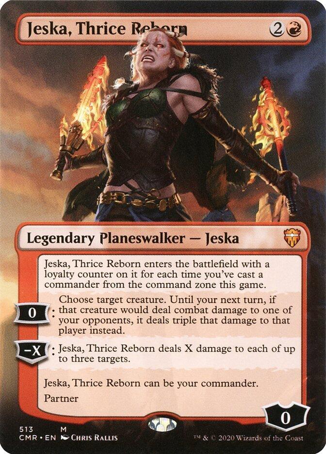 Jeska, Thrice Reborn (Borderless) 513 card from Commander Legends
