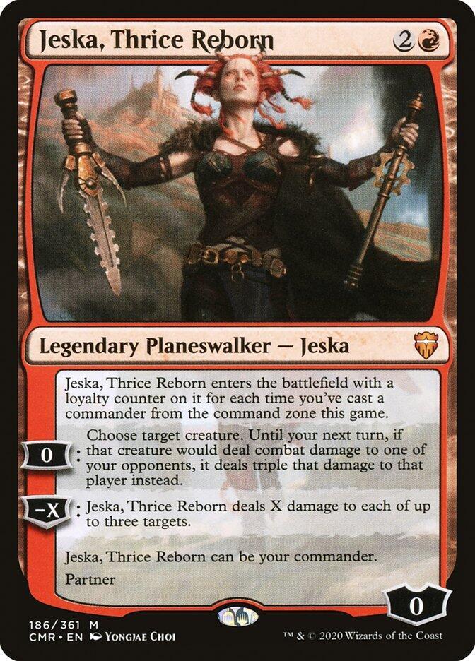 Jeska, Thrice Reborn 186 card from Commander Legends