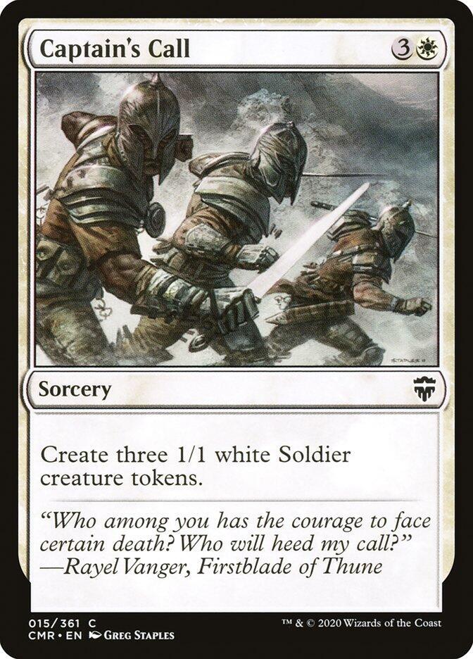 Captain's Call 15 card from Commander Legends