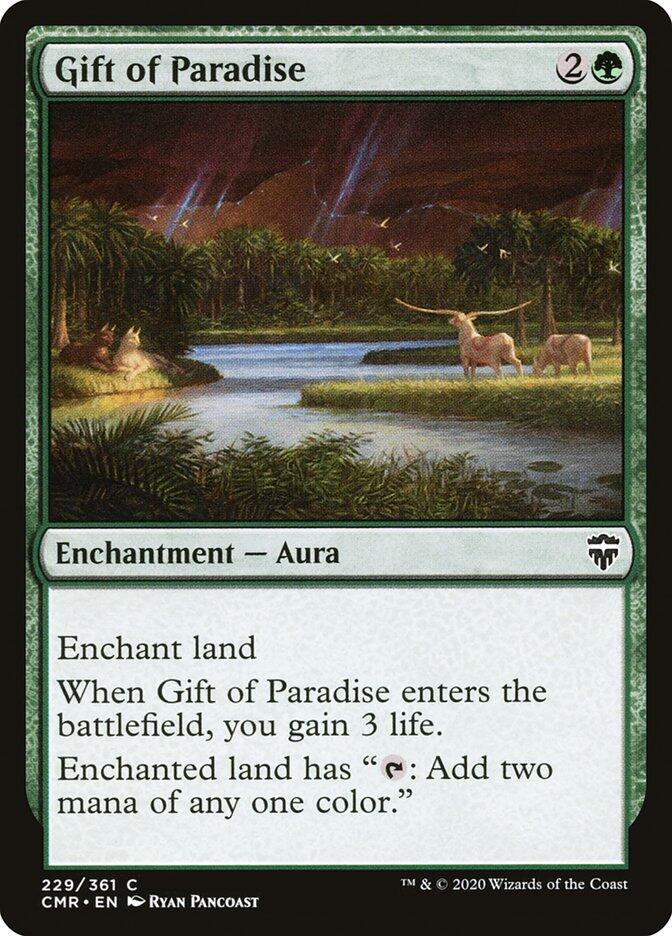 Gift of Paradise 229 card from Commander Legends