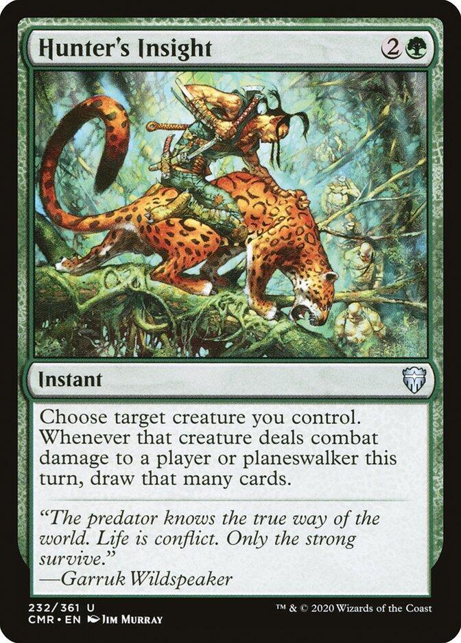 Hunter's Insight 232 card from Commander Legends