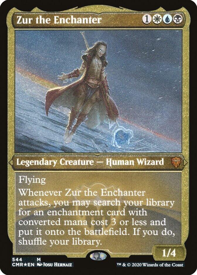 Zur the Enchanter (Foil Etched) 544 card from Commander Legends