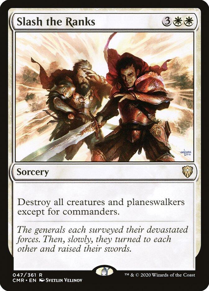 Slash the Ranks 47 card from Commander Legends