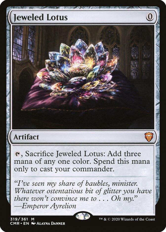 Jeweled Lotus 319 card from Commander Legends