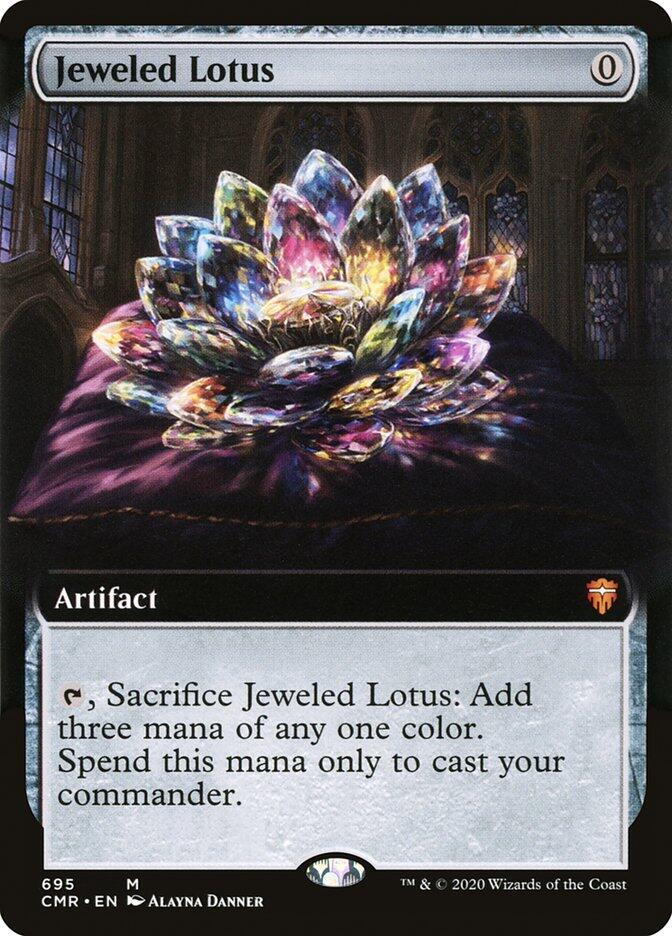 Jeweled Lotus (Extended Art) 695 card from Commander Legends
