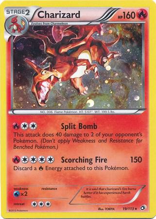 Charizard - 19/113 (Cosmos Holo) 019/113 card from Miscellaneous Cards & Products